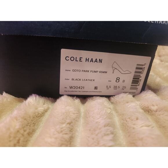 Cole Haan Women's Goto Park Pump size 8 Black NIB - Picture 10 of 11